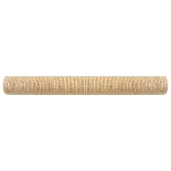 vidaXL Insynsskyddsnät beige 1,2x25 m HDPE 75 g/m²