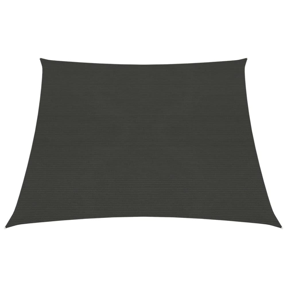 vidaXL Solsegel 160 g/m² antracit 3/4x3 m HDPE