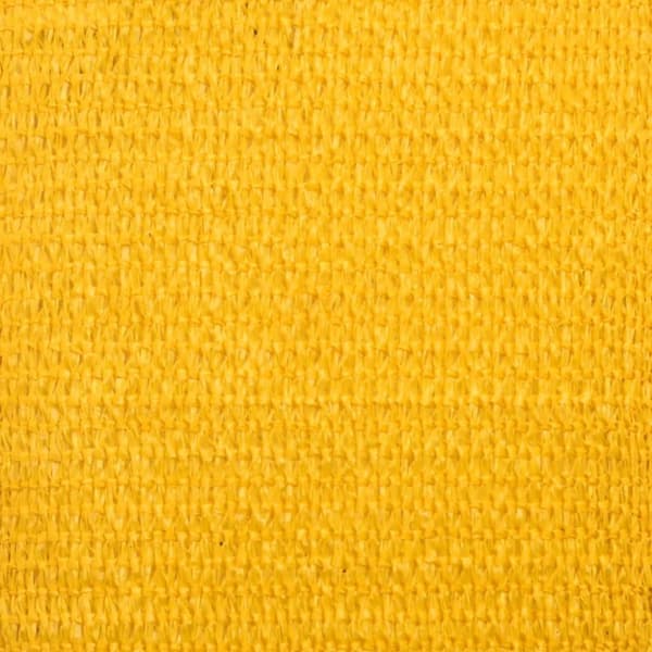 vidaXL solsejl 2,5x5 m 160 g/m² HDPE gul