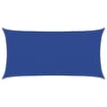 Miniatyrbild 3 av 11: vidaXL Solsegel 160 g/m² blå 2,5x4,5 m HDPE