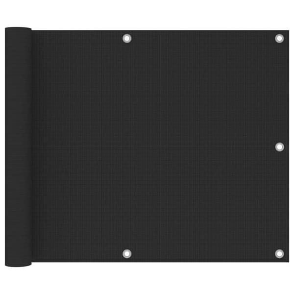 vidaXL Balkongskjerm antrasitt 75x300 cm HDPE