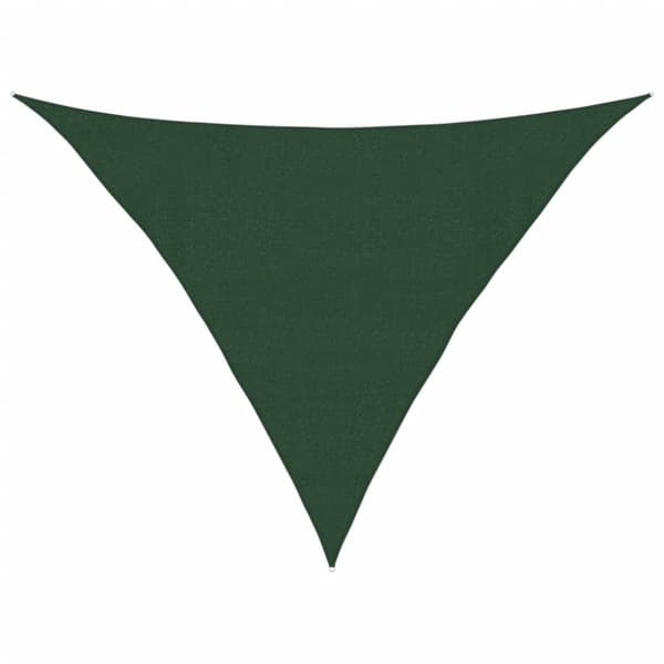 vidaXL Solseil 160 g/m² mørkegrønn 4x4x5,8 m HDPE