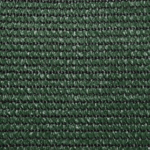 vidaXL Solseil 160 g/m² mørkegrønn 4x4x5,8 m HDPE