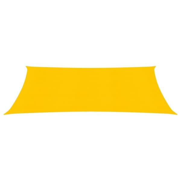 vidaXL Aurinkopurje 160 g/m² keltainen 2x4 m HDPE