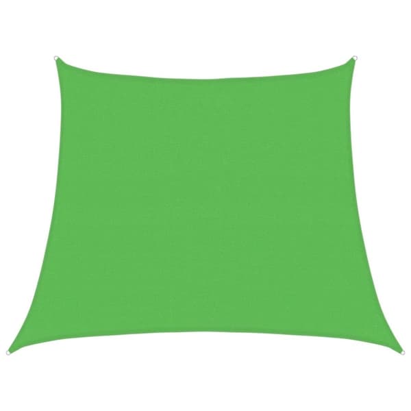 vidaXL Solseil 160 g/m² lysegrønn 3/4x3 m HDPE