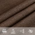 Miniatyrbilde 8 av 11: vidaXL Solseil 160 g/m² brun 3,6x3,6x3,6 m HDPE