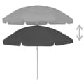 Miniatyrbilde 2 av 6: vidaXL Strandparasoll antrasitt 240 cm