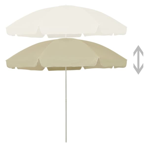 vidaXL Rantavarjo hiekankeltainen 300 cm