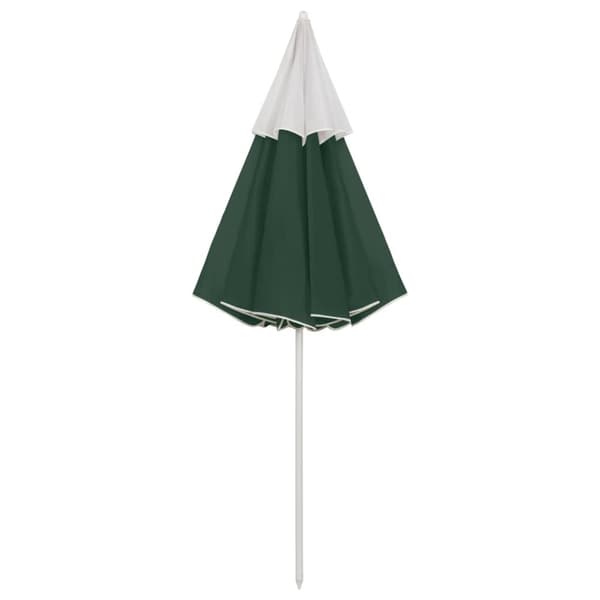vidaXL Strandparasoll Hawaii grønn 300 cm