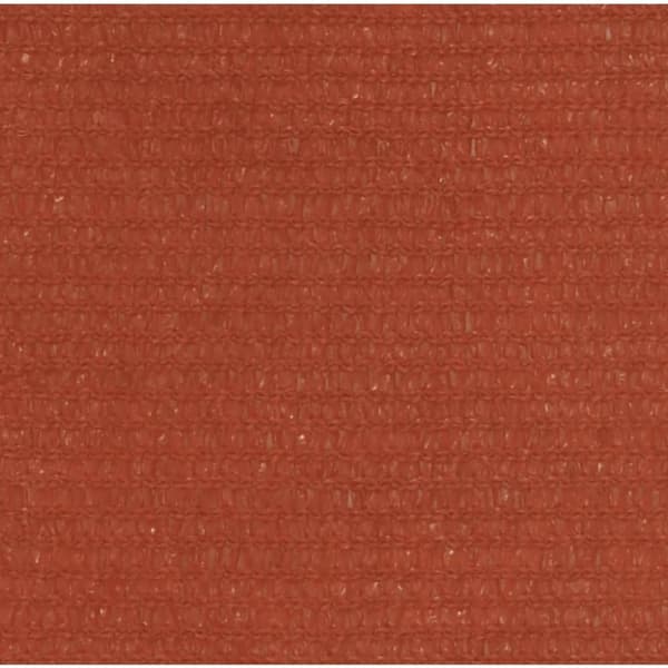 vidaXL solsejl 2,5x5 m 160 g/m² HDPE terrakotta