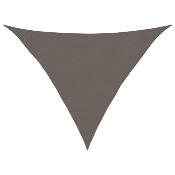 vidaXL solsejl 160 g/m² 3x3x4,2 m HDPE antracitgrå