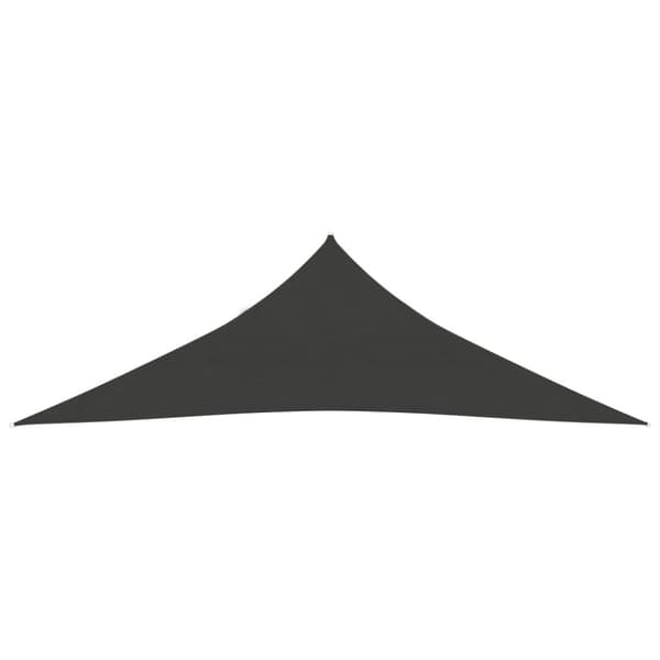 vidaXL solsejl 160 g/m² 3x3x4,2 m HDPE antracitgrå
