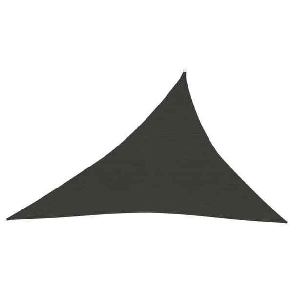 vidaXL Solseil 160 g/m² antrasitt 4x5x6,8 m HDPE