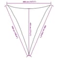 Miniatyrbilde 11 av 11: vidaXL Solseil 160 g/m² lysegrønn 4x5x5 m HDPE
