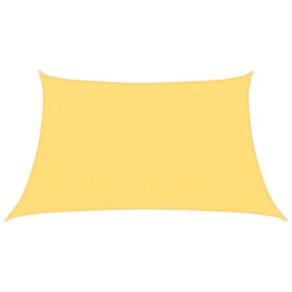 vidaXL Solseil 160 g/m² beige 3/4x2 m HDPE