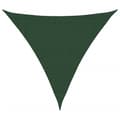 Miniatyrbilde 1 av 11: vidaXL Solseil 160 g/m² mørkegrønn 3,6x3,6x3,6 m HDPE