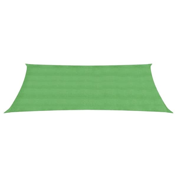 vidaXL Solsegel 160 g/m² ljusgrön 5x8 m HDPE