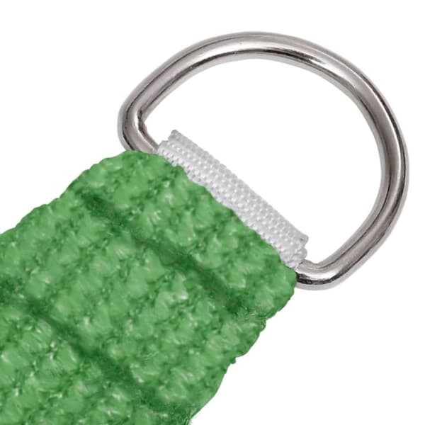 vidaXL Solsegel 160 g/m² ljusgrön 5x8 m HDPE