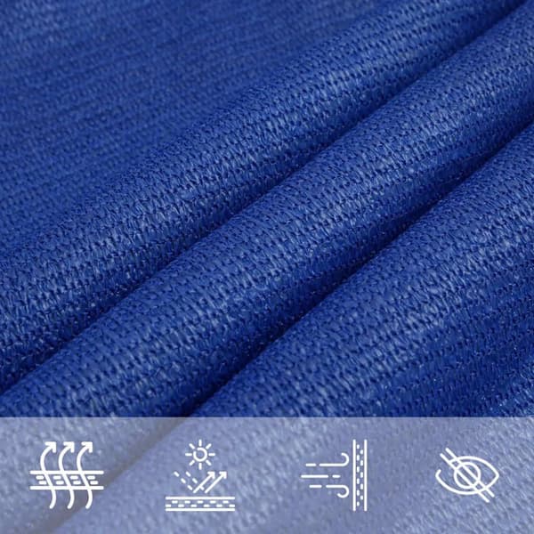 vidaXL Aurinkopurje 160 g/m² sininen 2x2,5 m HDPE