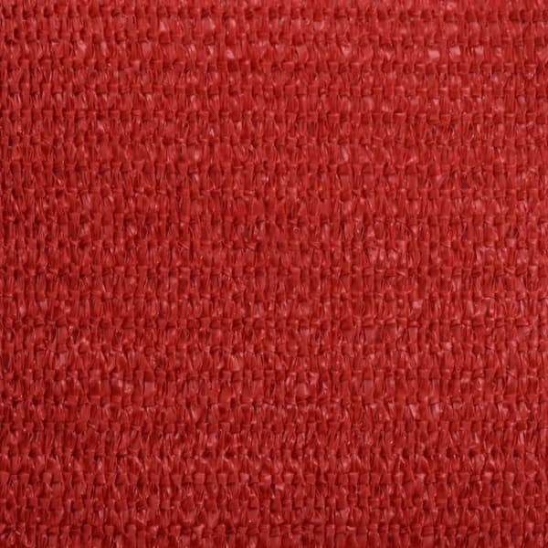 vidaXL solsejl 2x2 m 160 g/m² HDPE rød