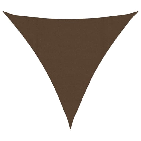 vidaXL Solseil 160 g/m² brun 4,5x4,5x4,5 m HDPE