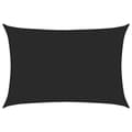 Miniatyrbilde 1 av 11: vidaXL Solseil 160 g/m² svart 3,5x4,5 m HDPE