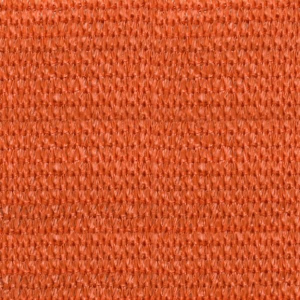 vidaXL Solseil 160 g/m² oransje 3,5x5 m HDPE