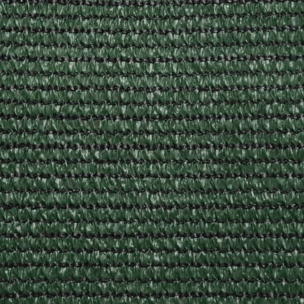 vidaXL Aurinkopurje 160 g/m² tummanvihreä 4,5x4,5 m HDPE
