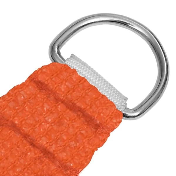 vidaXL Solseil 160 g/m² oransje 2x4,5 m HDPE