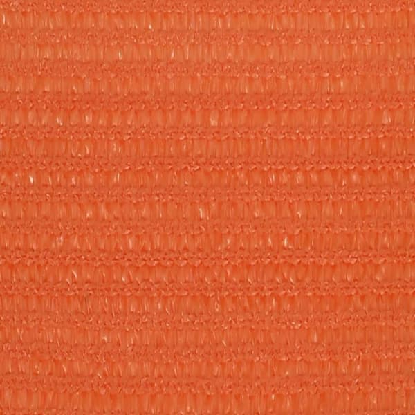 vidaXL Solseil 160 g/m² oransje 2x4,5 m HDPE