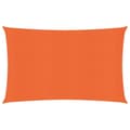 Miniatyrbilde 1 av 6: vidaXL Solseil 160 g/m² oransje 2x4,5 m HDPE