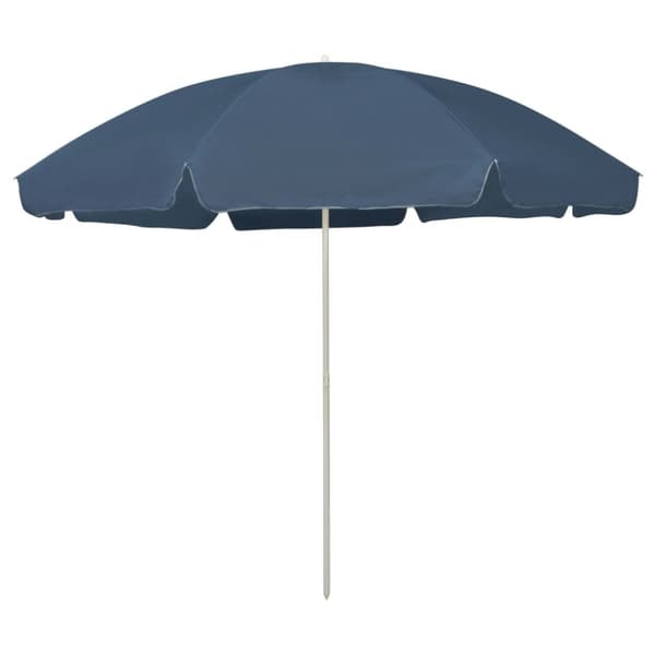 vidaXL Strandparasoll blå 300 cm vidaXL Strandparasoll blå 300 cm