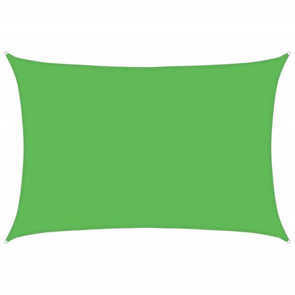 vidaXL Aurinkopurje 160 g/m² vaaleanvihreä 5x6 m HDPE