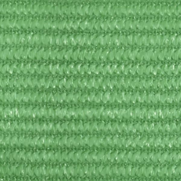 vidaXL Aurinkopurje 160 g/m² vaaleanvihreä 6x7 m HDPE