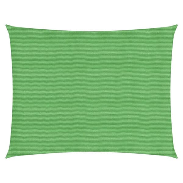 vidaXL Aurinkopurje 160 g/m² vaaleanvihreä 6x7 m HDPE