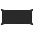 Miniatyrbilde 1 av 11: vidaXL Solseil 160 g/m² svart 2x4 m HDPE