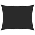 Miniatyrbilde 1 av 11: vidaXL Solseil 160 g/m² svart 6x7 m HDPE