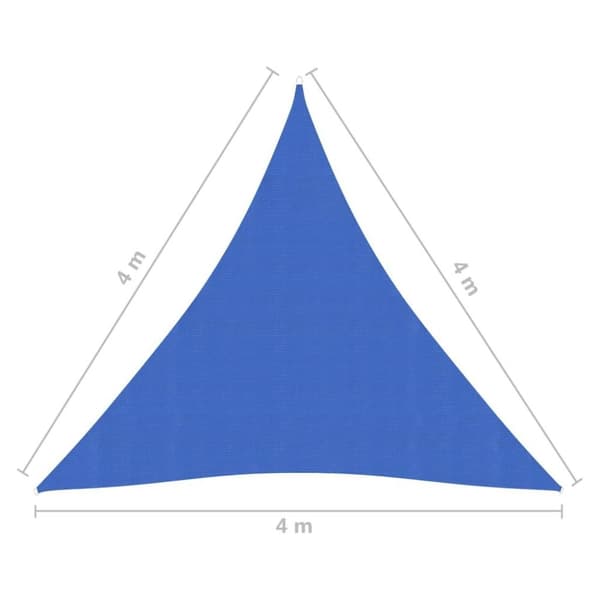 vidaXL Aurinkopurje 160 g/m² sininen 4x4x4 m HDPE