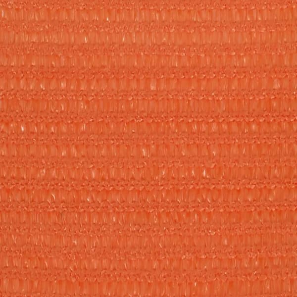 vidaXL solsejl 3x3 m 160 g/m² HDPE orange