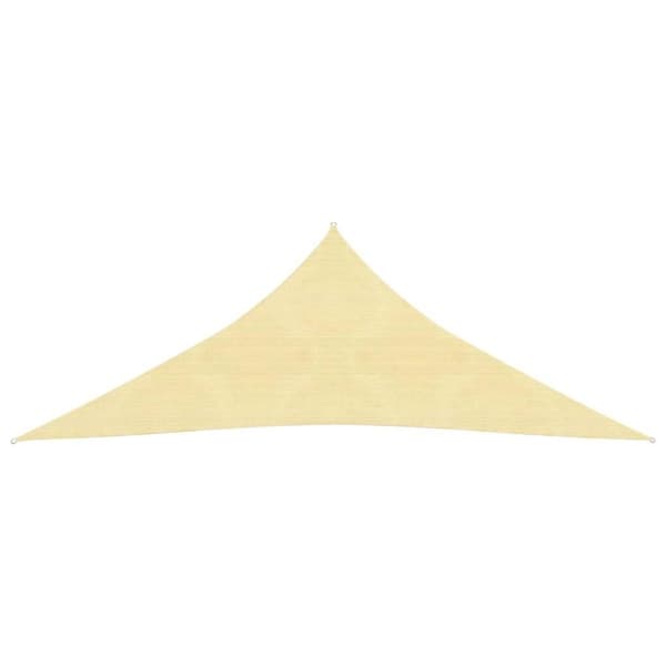 vidaXL Solsegel 160 g/m² beige 5x7x7 m HDPE