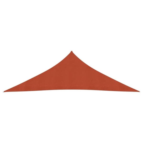 vidaXL Solseil 160 g/m² terrakotta 3x3x4,2 m HDPE
