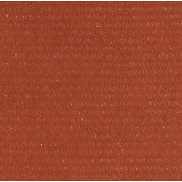vidaXL Solseil 160 g/m² terrakotta 3x3x4,2 m HDPE