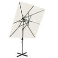Pikkukuva 1 / 8: vidaXL Aurinkovarjo cantilever tuplakatolla 250x250 cm hiekka