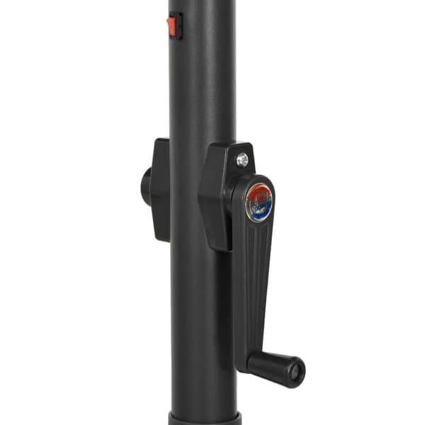 vidaXL Parasoll med LED-lampor grön 200x211 cm aluminium