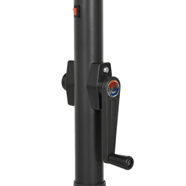 vidaXL parasol med LED-lys 200x211 cm aluminium antracitgrå