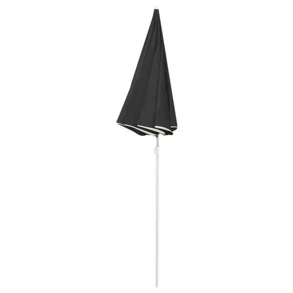 vidaXL Aurinkovarjo terästanko antrasiitti 180 cm