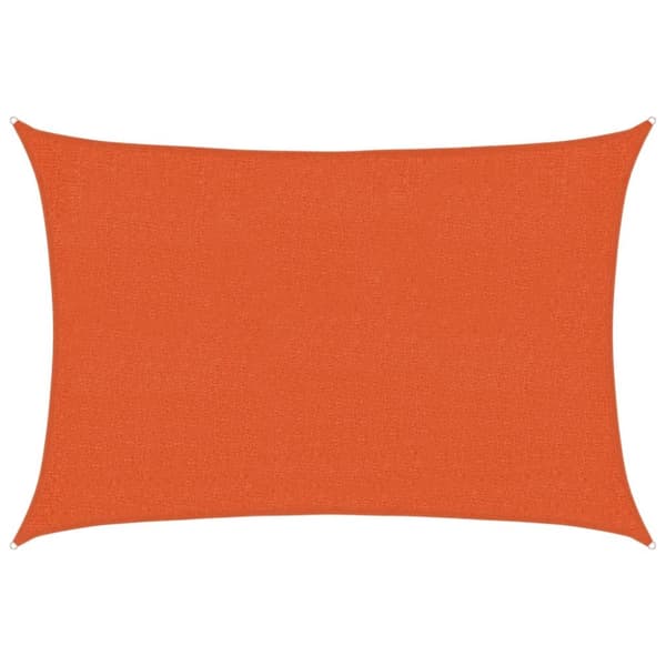 vidaXL Aurinkopurje 160 g/m² oranssi 2x2,5 m HDPE