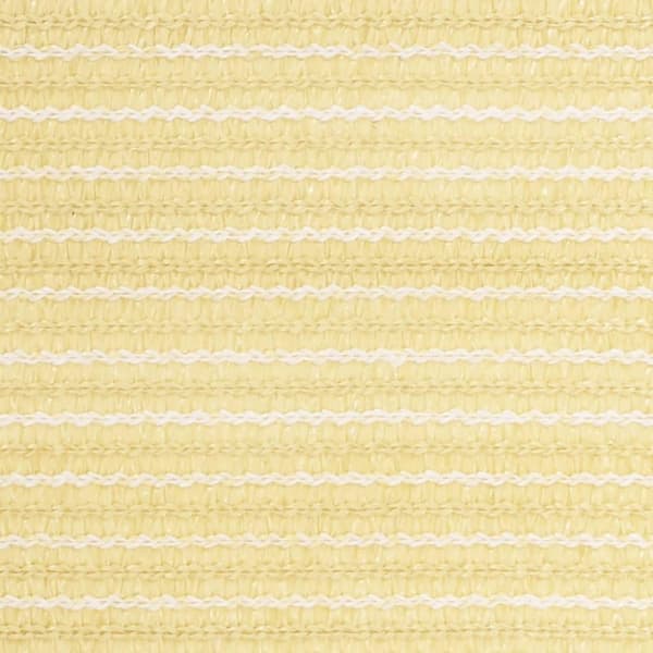 vidaXL Parvekkeen suoja beige 90x500 cm HDPE