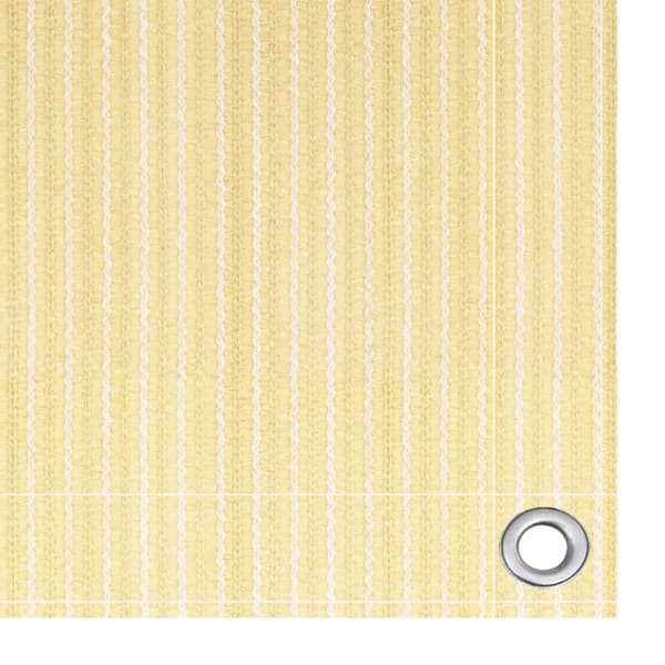 vidaXL altanafskærmning 120x500 cm HDPE beige