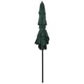 Miniatyrbillede 3 af 6: vidaXL parasol 2x2 m aluminiumsstang 3 niveauer grøn